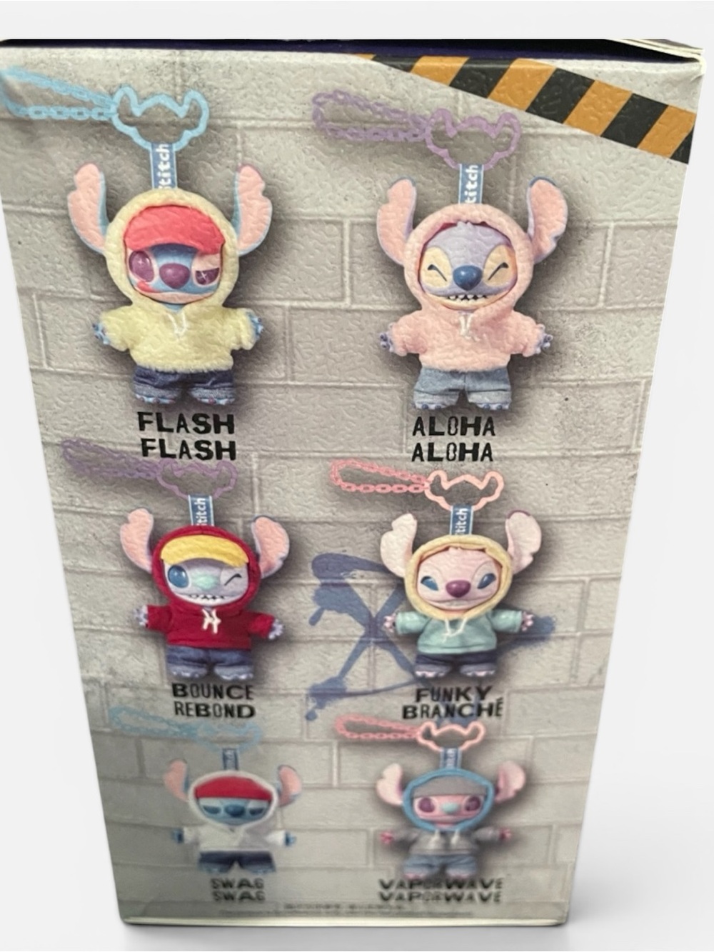 Miniso x Disney Stitch Gen Z Street Series FREESTYLE SECRET CHASE Plush Keychain - Picture 5 of 7